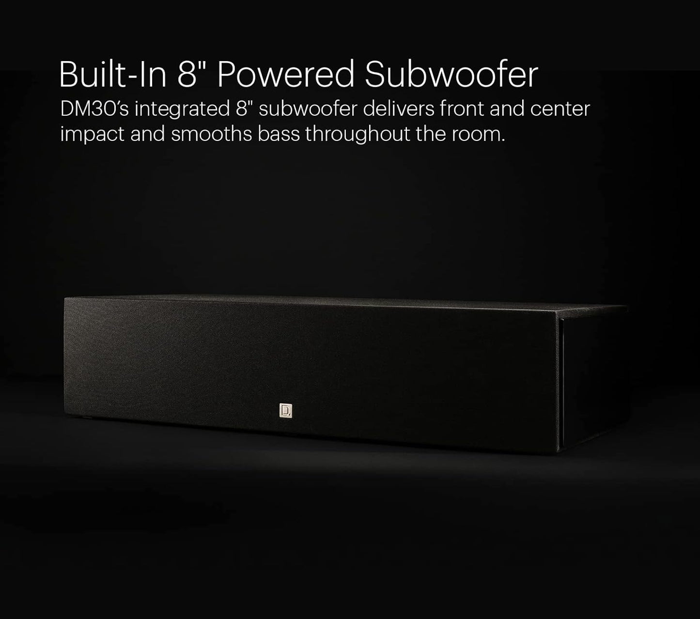 Definitive Technology Dymension DM30 Center Channel Speaker with Built - In 8" Powered Subwoofer (Open Box) - electronicsexpo.com - Center Channel Speaker