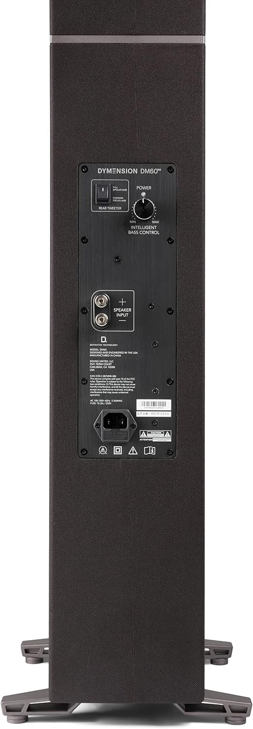 Definitive Technology Dymension DM60 Bipolar Floor - Standing Speaker with Built - in 8" Powered Subwoofer (Certified Refurbished) - electronicsexpo.com - Floor Standing Speakers