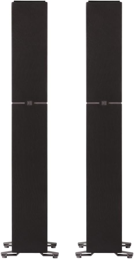 Definitive Technology Dymension DM60 Mid - Size Tower Speaker, Adjustable Bipolar Arrays, 4 BDSS Mid/Bass Woofers & Tweeter, 3XR Architecture with 8" Dual Radiators (Bundle) - electronicsexpo.com - Floor Standing Speakers