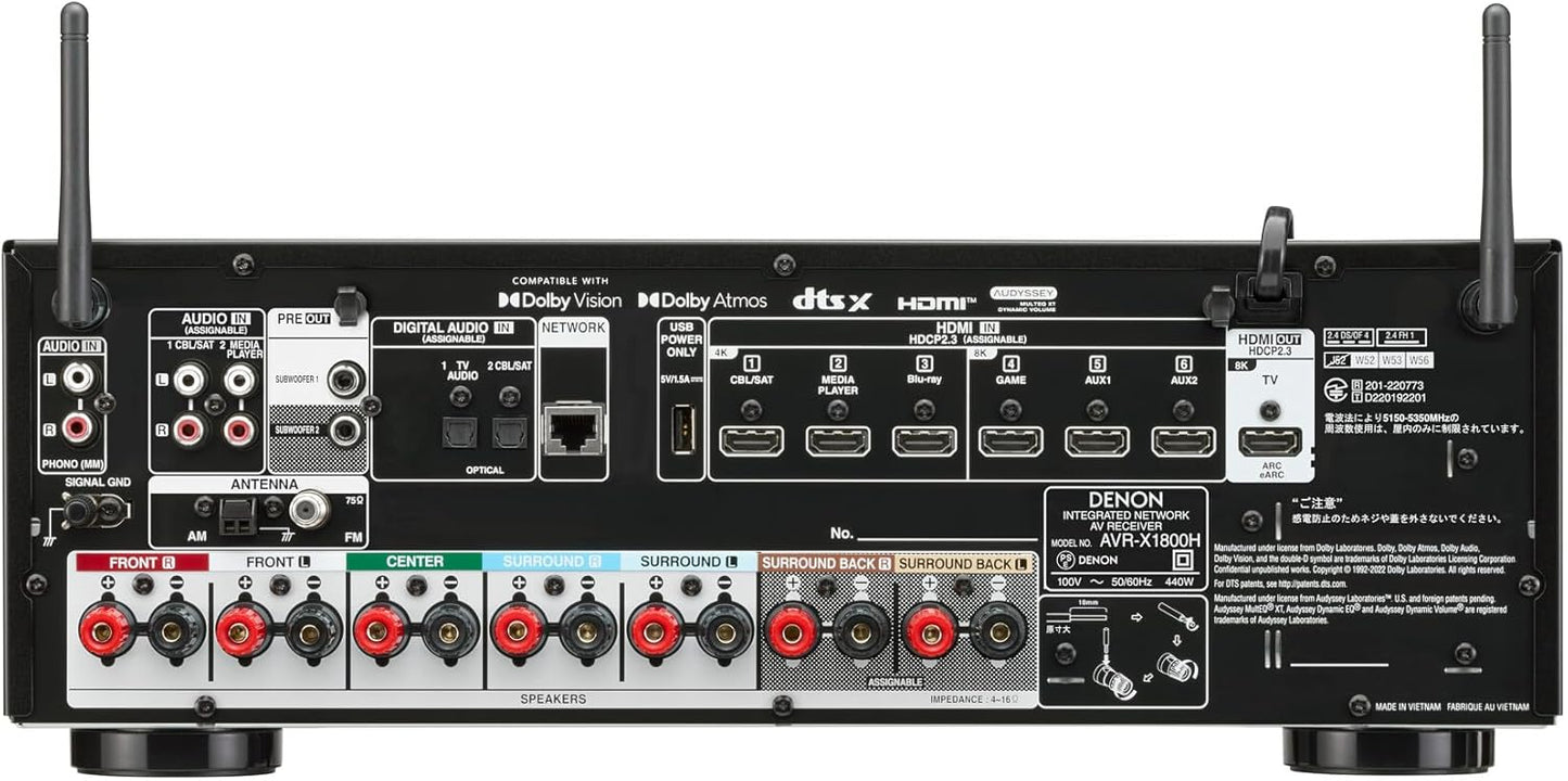 Definitive Technology ProCinema 6D 5.1 Channel Home Theater System with Denon AVR - X1800H 7.2 Channel AV Receiver (Bundle) - electronicsexpo.com - Home Theater Systems & Packages