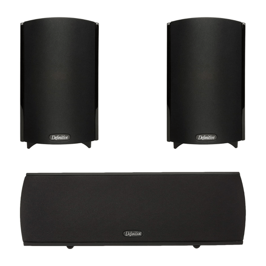 Definitive Technology ProCinema 800 3.0 Two ProMonitor 800 Satellite Speakers + ProCenter 1000 Center Channel (Bundle) - electronicsexpo.com - Home Theater Systems & Packages