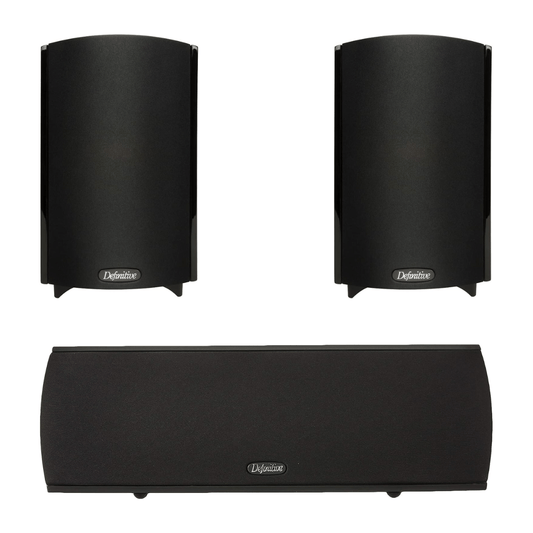 Definitive Technology ProCinema 800 3.0 Two ProMonitor 800 Satellite Speakers + ProCenter 1000 Center Channel (Bundle) - electronicsexpo.com - Home Theater Systems & Packages