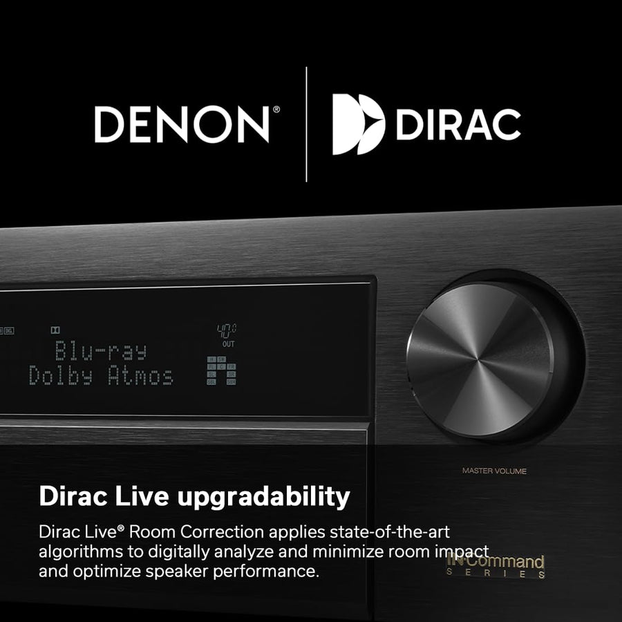 Denon AVR - A10H 13.4 - Channel Home Theater Receiver with Dolby Atmos, Bluetooth, and Apple AirPlay 2 - electronicsexpo.com - Home Theater Receivers