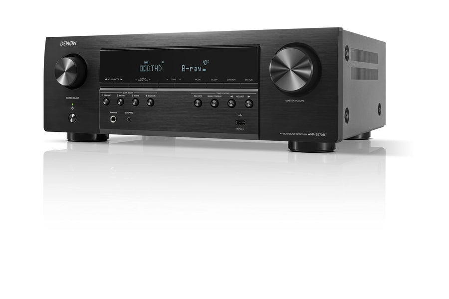 Denon AVR - S570BT 5.2 Channel Home Theater Receiver (Certified Refurbished) - electronicsexpo.com - Home Theater Receivers