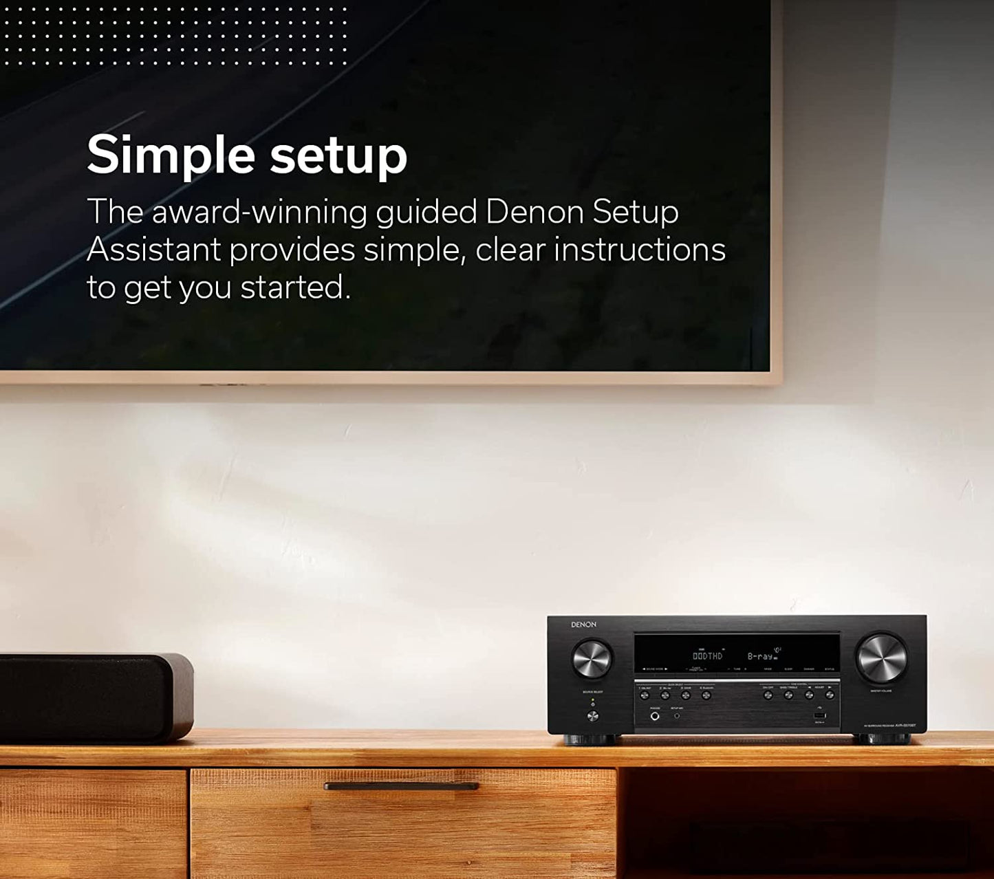 Denon AVR - S570BT 5.2 Channel Home Theater Receiver (Open Box) - electronicsexpo.com - Home Theater Receivers