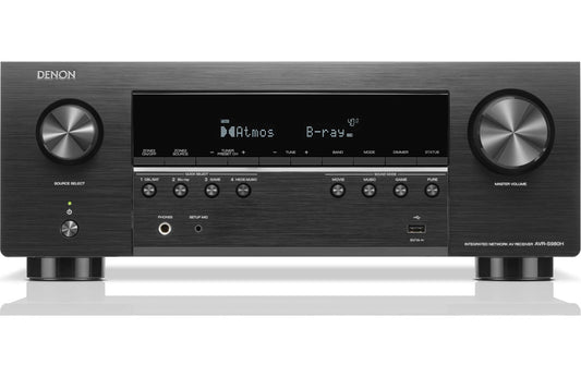 Denon AVR-S980H 7.2-Channel Home Theater Receiver with Dolby Atmos, Bluetooth, Apple AirPlay 2, and Powered by HEOS Streaming - electronicsexpo.com-Home Theater Receivers