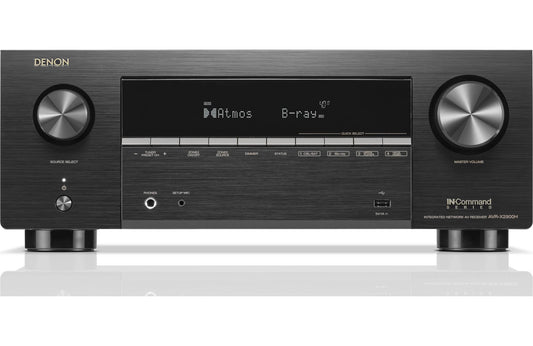 Denon AVR - X2900H 7.2 - channel Home Theater Receiver with Dolby Atmos, Bluetooth, and Powered by HEOS Streaming - electronicsexpo.com - Home Theater Receivers