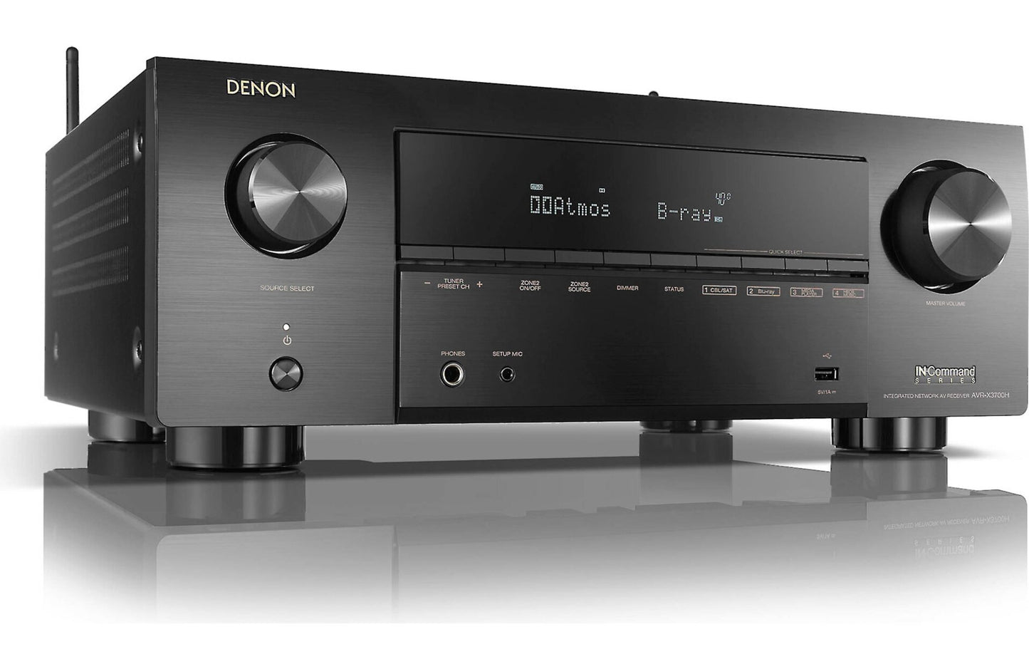 Denon AVR - X3700H 9.2 - Ch Home Theater Receiver with Wi - Fi, Bluetooth, Apple AirPlay 2, and Amazon Alexa Compatibility (Certified Refurbished) - electronicsexpo.com - Home Theater Receivers