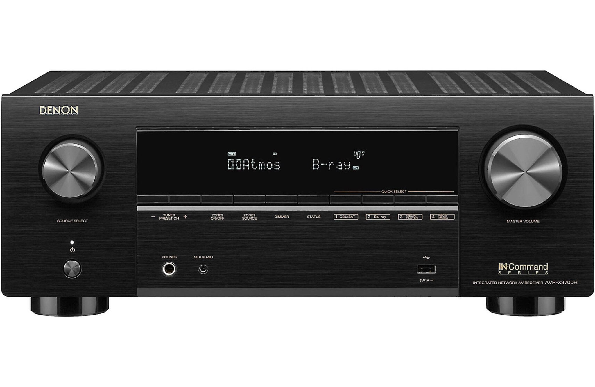 Denon AVR - X3700H 9.2 - Ch Home Theater Receiver with Wi - Fi, Bluetooth, Apple AirPlay 2, and Amazon Alexa Compatibility (Certified Refurbished) - electronicsexpo.com - Home Theater Receivers