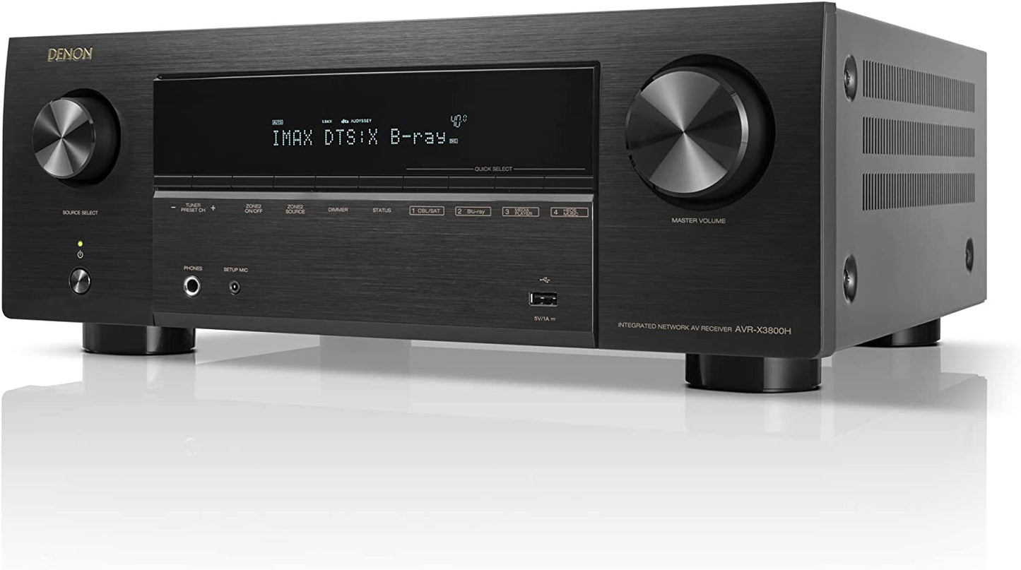 Denon AVR - X3800H 9.4 - Channel Home Theater Receiver (Certified Refurbished) - electronicsexpo.com - Home Theater Receivers