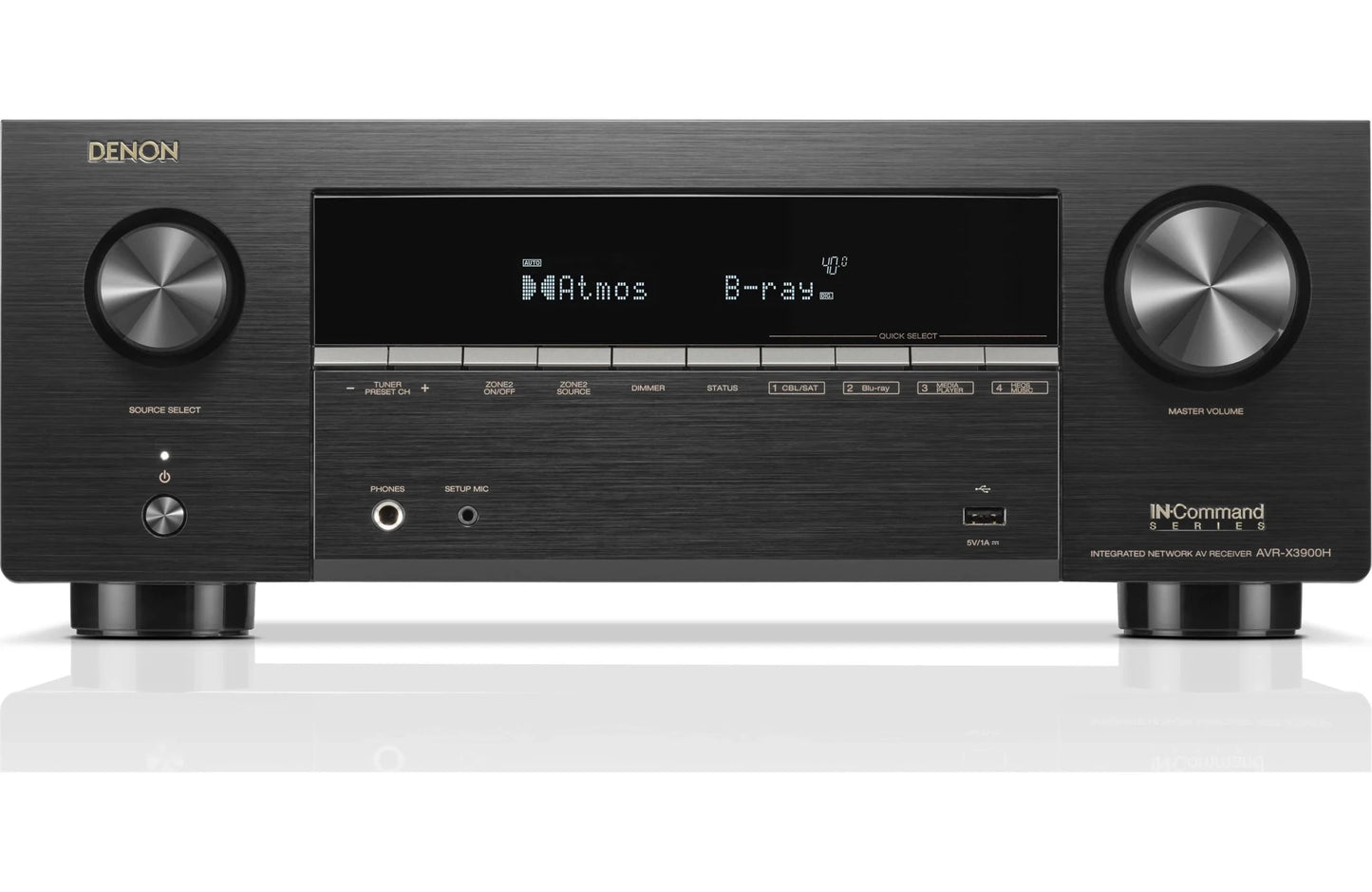 Denon AVR - X3900H 9.4 - channel Home Theater Receiver with Dolby Atmos, Bluetooth, and Powered by HEOS Streaming - electronicsexpo.com - Home Theater Receivers