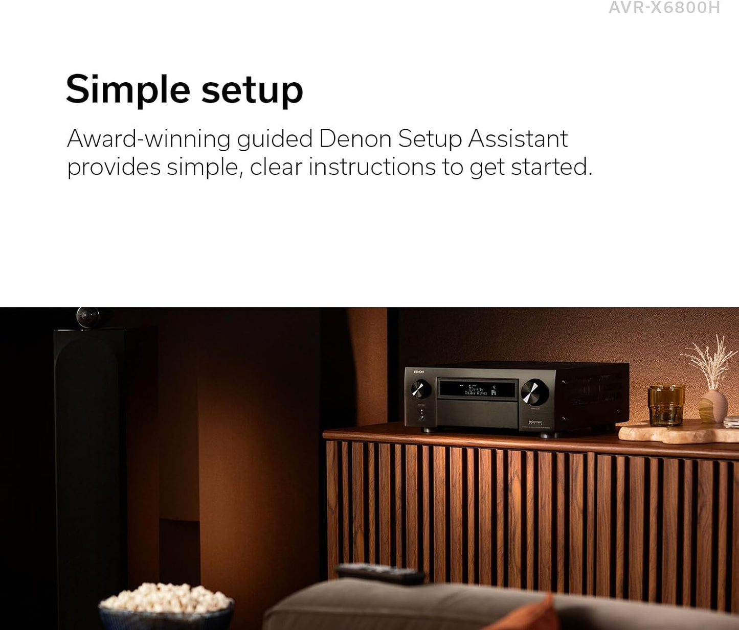 Denon AVR - X6800H 11.4 Channel 8K Home Theater Receiver (Certified Refurbished) - electronicsexpo.com - Home Theater Receivers