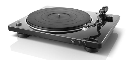 Denon DP-450USB Semi-Automatic Analog Vinyl Record Player Turntable - electronicsexpo.com-Turntables