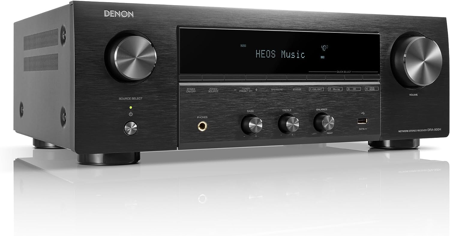 【美品】DENON DRA-900H ステレオネットワークレシーバー Denon DRA-900H 2.2-Channel 8K Stereo Receiver