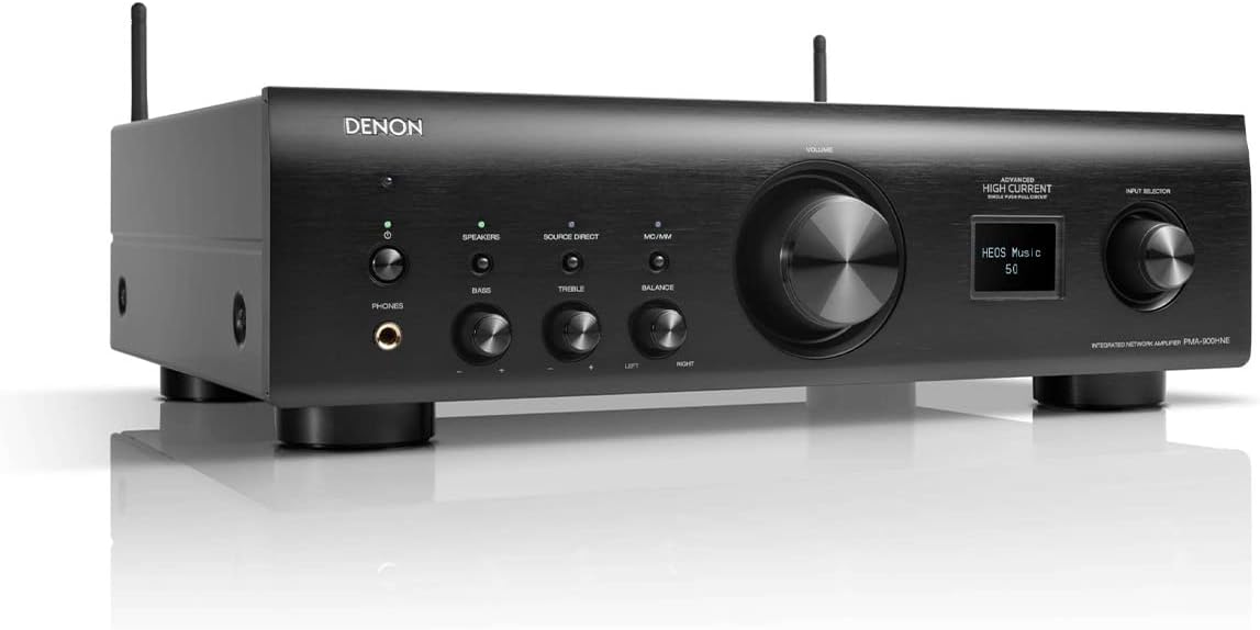Denon PMA - 900HNE Stereo Integrated Amplifier with Wi - Fi, Bluetooth, Apple AirPlay 2, and HEOS Built - In - electronicsexpo.com - Integrated Amplifiers