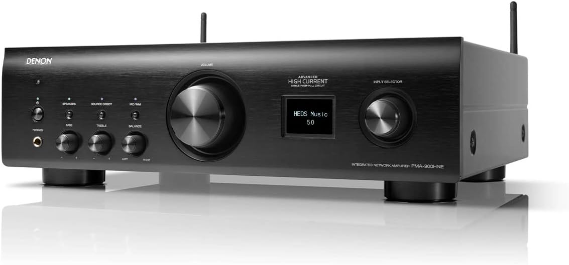 Denon PMA - 900HNE Stereo Integrated Amplifier with Wi - Fi, Bluetooth, Apple AirPlay 2, and HEOS Built - In - electronicsexpo.com - Integrated Amplifiers
