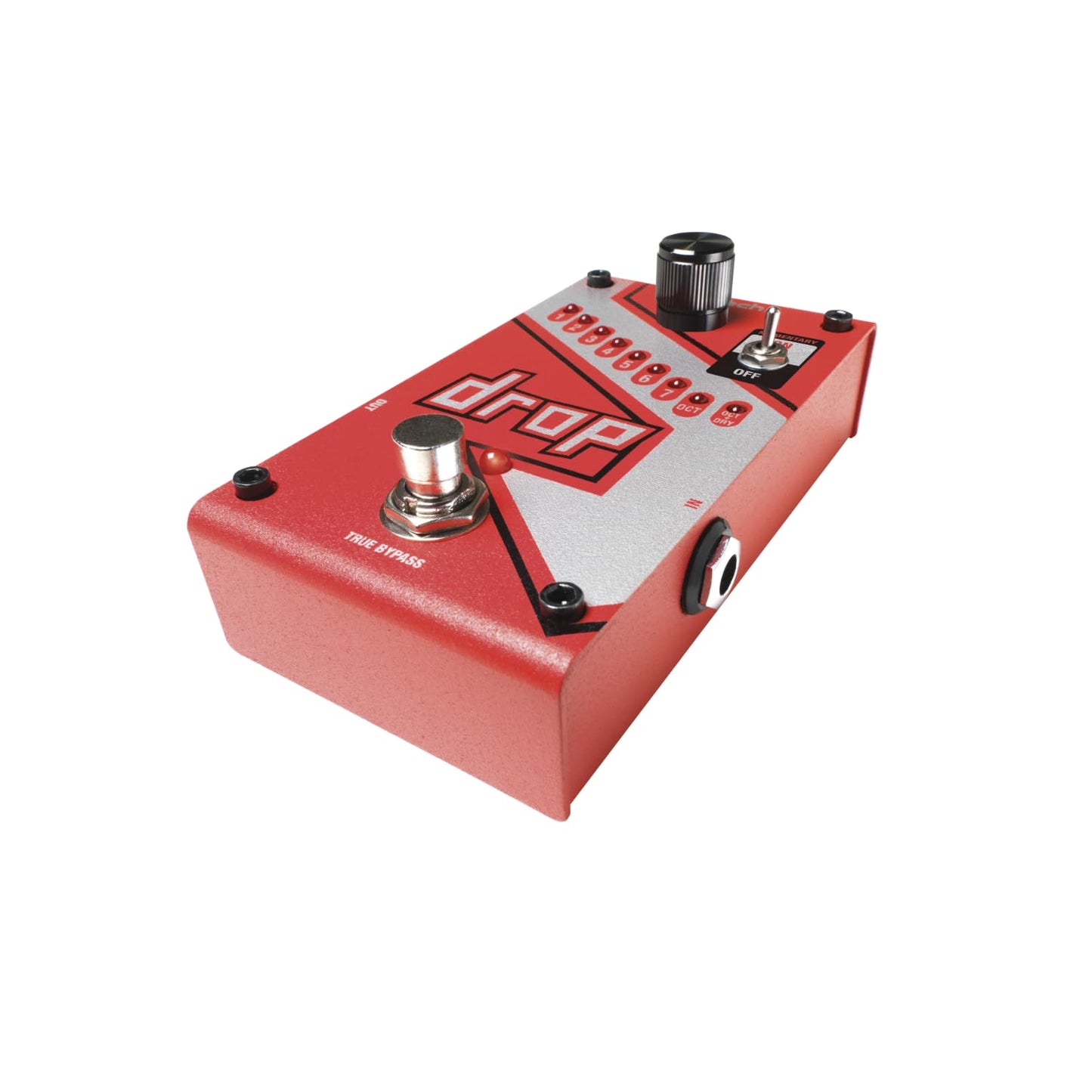 DigiTech Drop Polyphonic Drop - Tune Pitch - Shift Pedal (Red) - electronicsexpo.com - Guitar Pedals & Effects