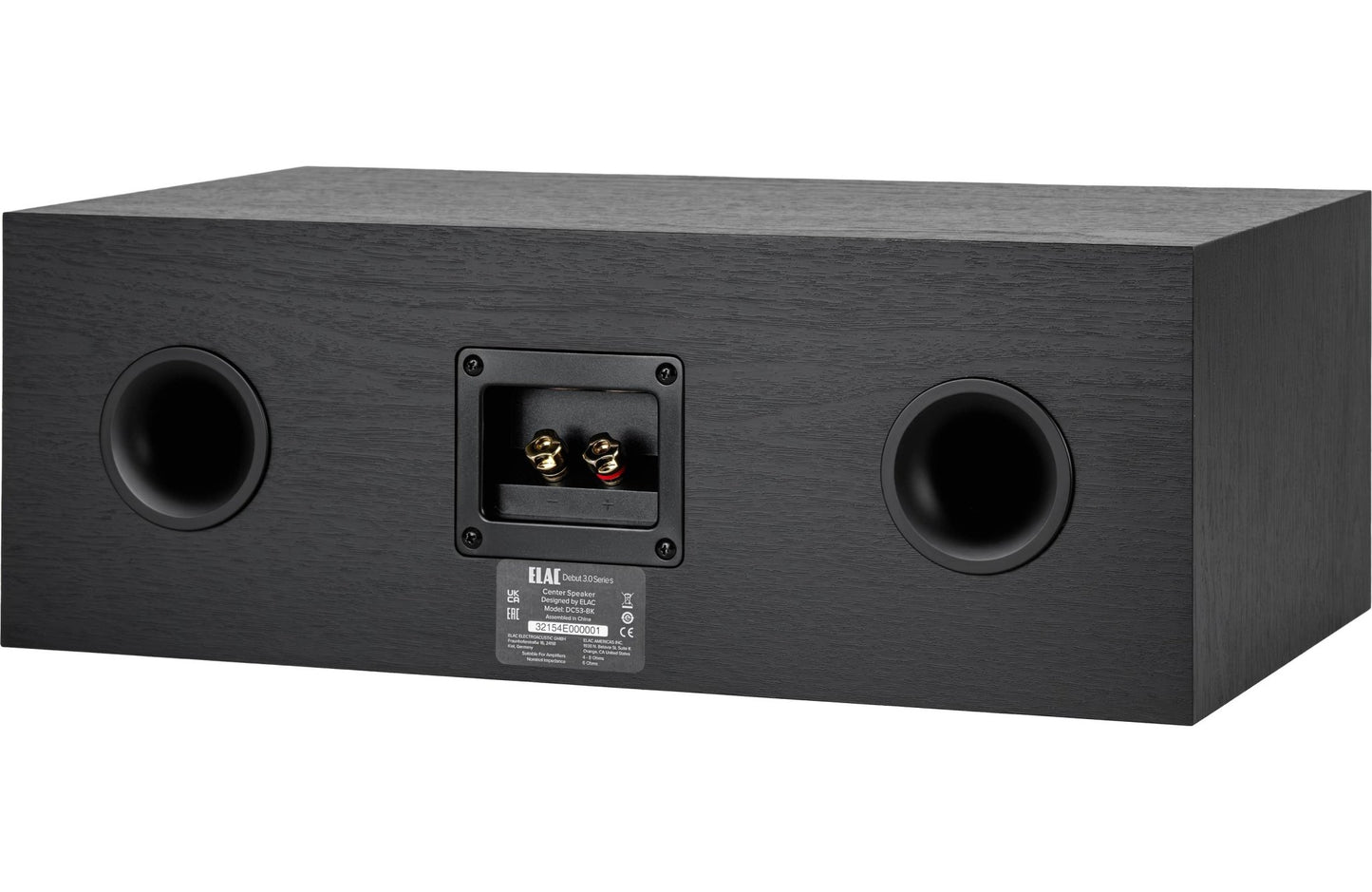 Elac Debut 3.0 DC53 - BK Center Channel Speaker - electronicsexpo.com - Center Channel Speaker