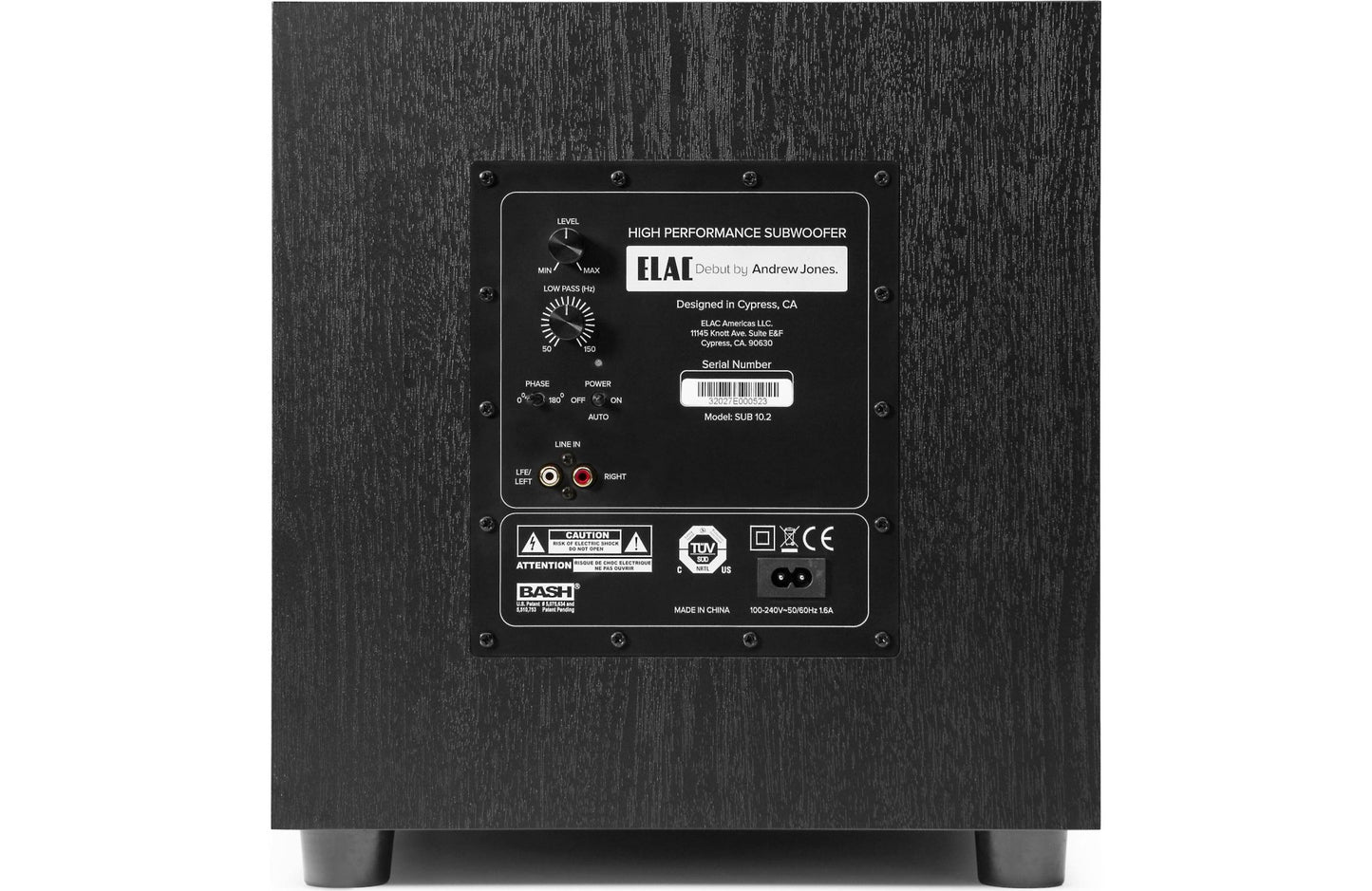 Elac Debut S10.2 10" Powered Subwoofer - electronicsexpo.com-Subwoofers