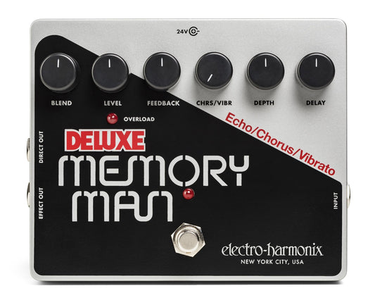 Electro - Harmonix Deluxe Memory Man Analog Delay/Chorus/Vibrato Pedal - electronicsexpo.com - Guitar Pedals & Effects