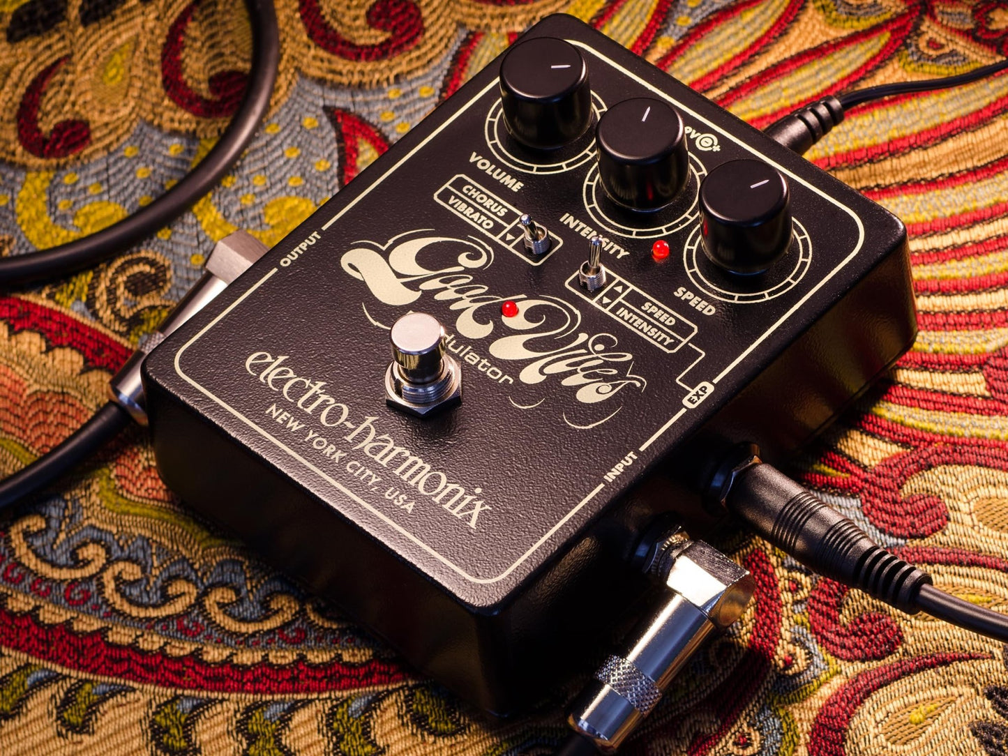 Electro - Harmonix Good Vibes Analog Modulator Pedal - electronicsexpo.com - Guitar Pedals & Effects
