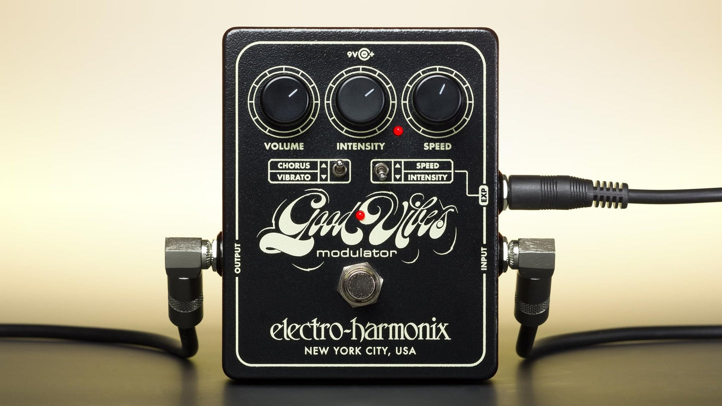 Electro - Harmonix Good Vibes Analog Modulator Pedal - electronicsexpo.com - Guitar Pedals & Effects