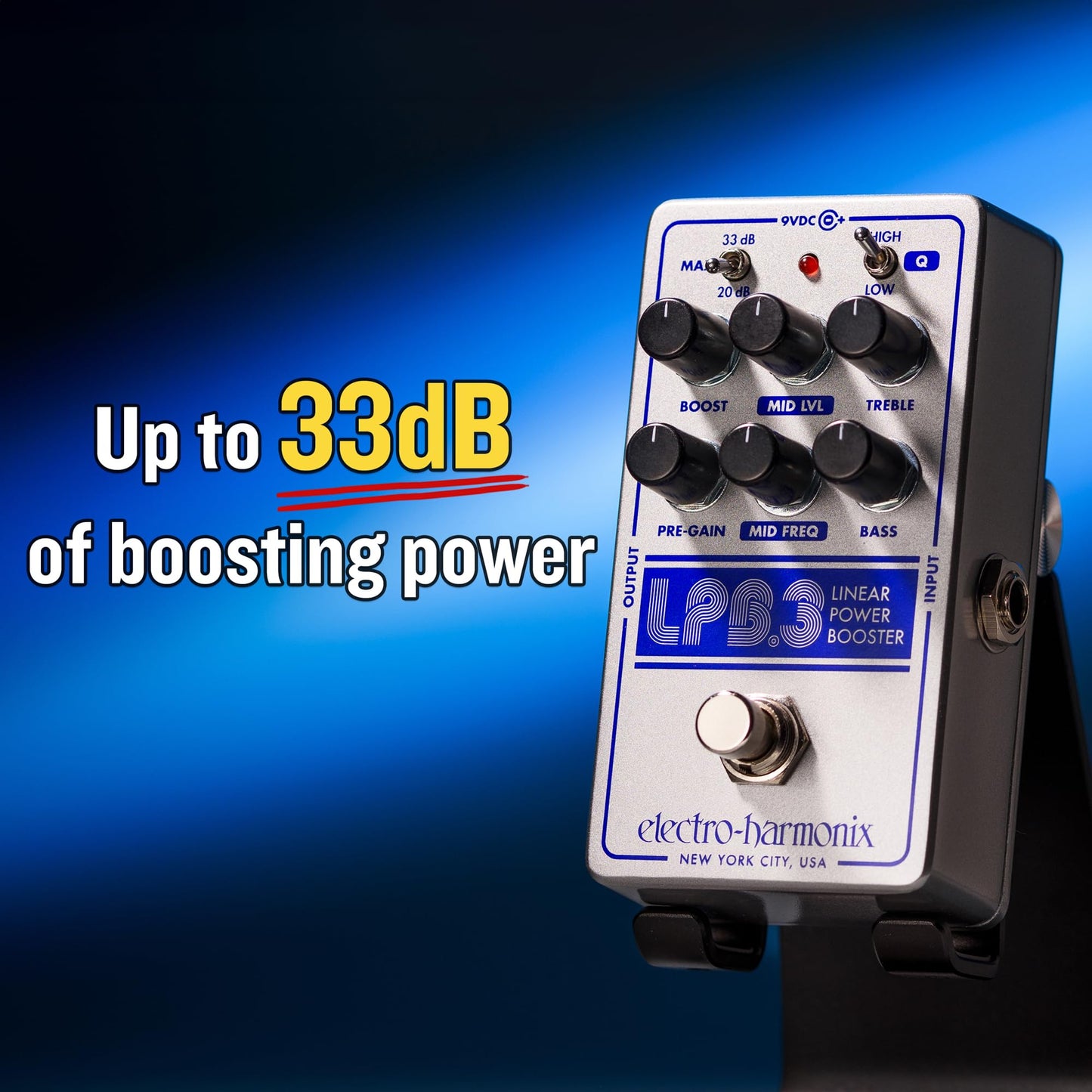 Electro - Harmonix LPB - 3 Linear Power Booster & EQ Pedal - electronicsexpo.com - Guitar Pedals & Effects
