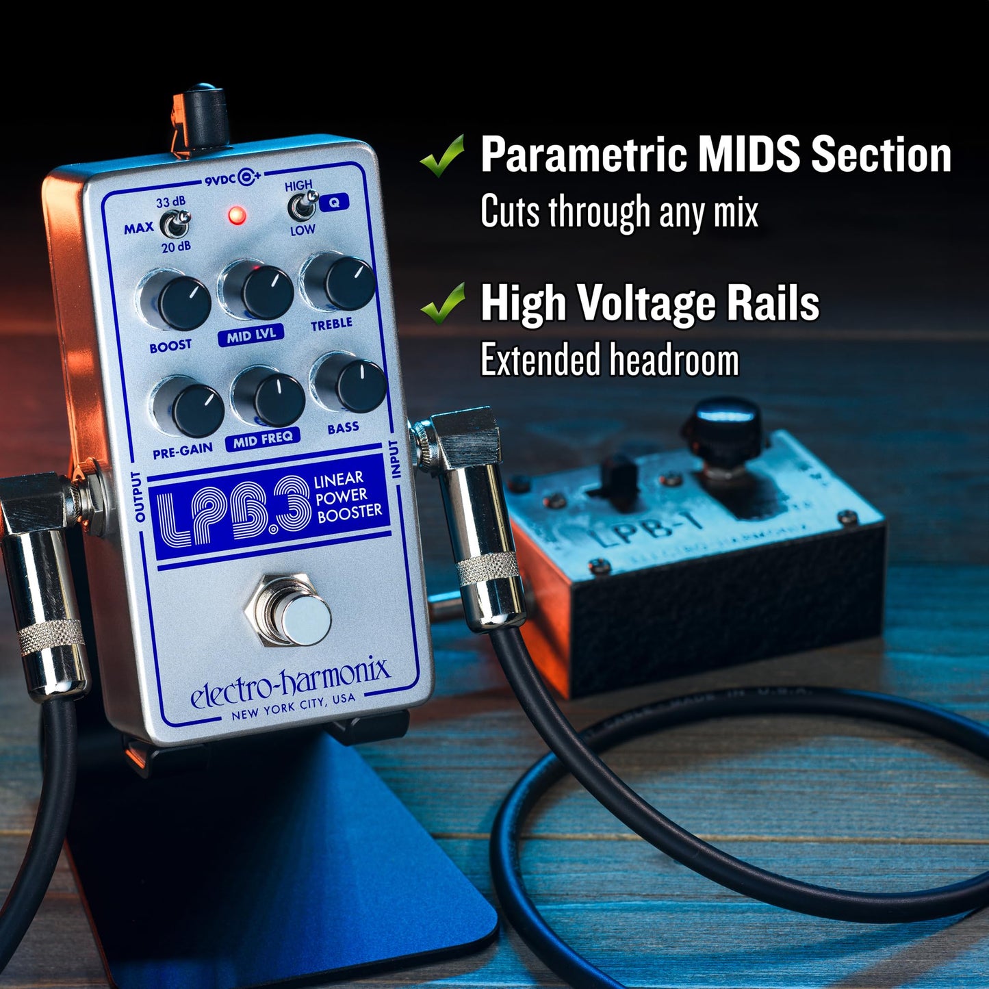 Electro - Harmonix LPB - 3 Linear Power Booster & EQ Pedal - electronicsexpo.com - Guitar Pedals & Effects