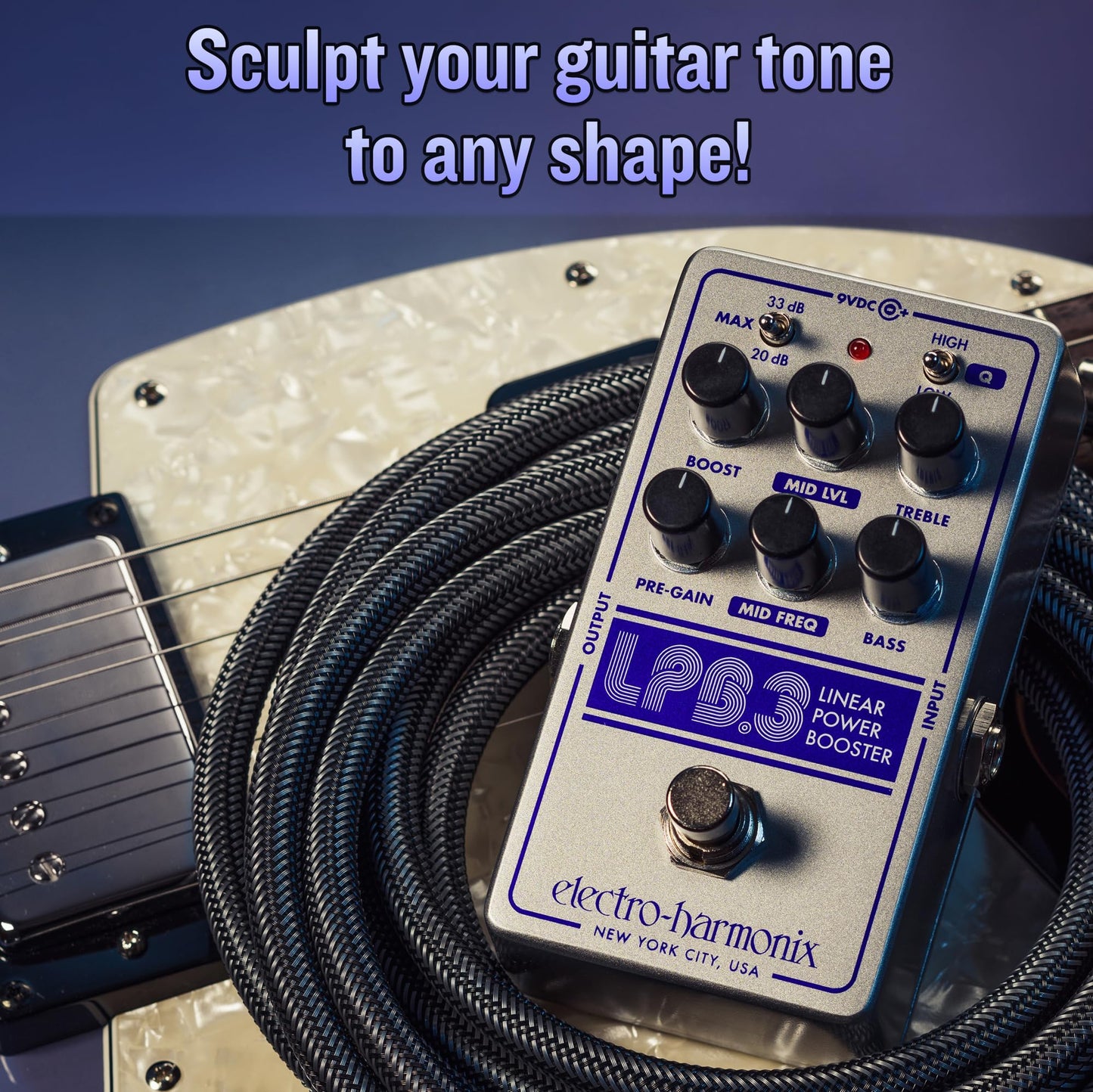 Electro - Harmonix LPB - 3 Linear Power Booster & EQ Pedal - electronicsexpo.com - Guitar Pedals & Effects