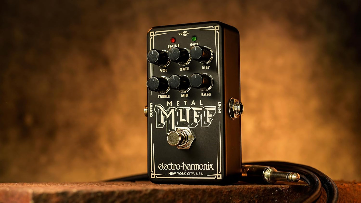 Electro - Harmonix Nano Metal Muff, Black, NANO METAL MUFF - Electric Guitar Distortion with Noise Gate Pedal - electronicsexpo.com - Guitar Pedals & Effects