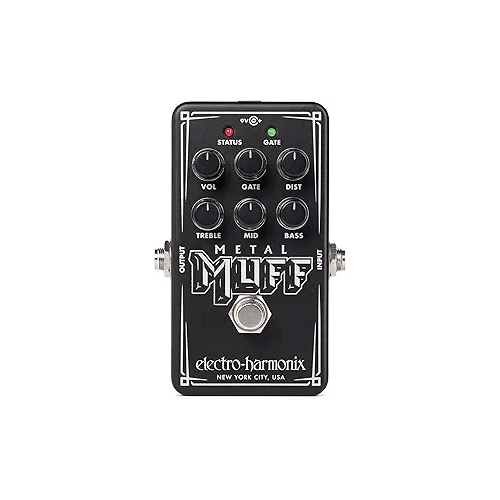 Electro - Harmonix Nano Metal Muff, Black, NANO METAL MUFF - Electric Guitar Distortion with Noise Gate Pedal - electronicsexpo.com - Guitar Pedals & Effects
