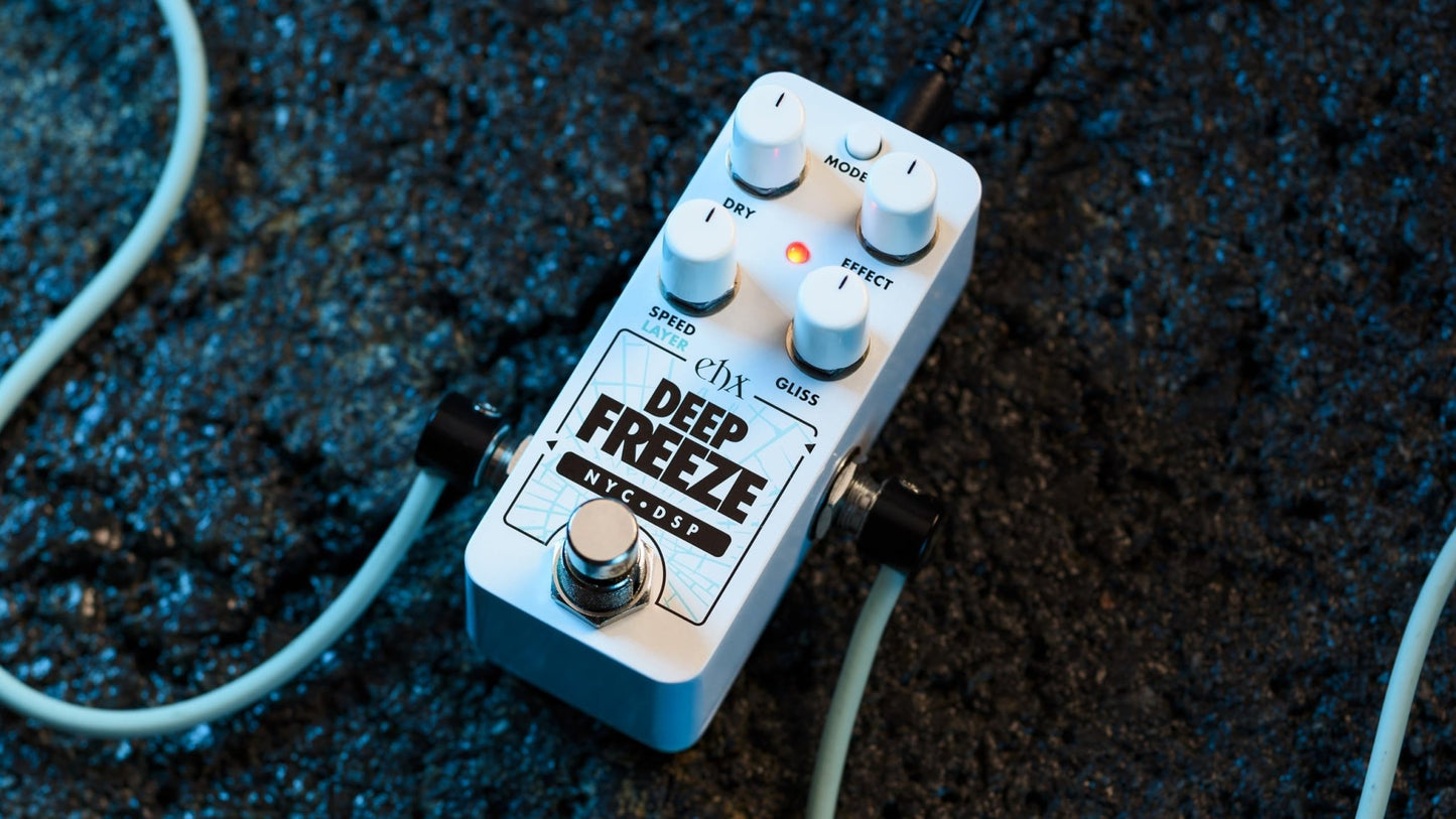 Electro - Harmonix Pico Deep Freeze Sound Retainer/Sustainer Pedal - electronicsexpo.com - Guitar Pedals & Effects
