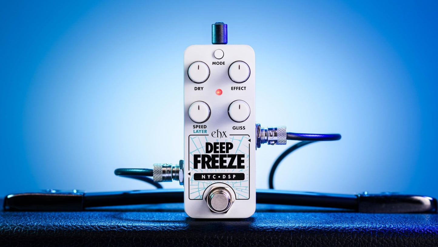 Electro - Harmonix Pico Deep Freeze Sound Retainer/Sustainer Pedal - electronicsexpo.com - Guitar Pedals & Effects