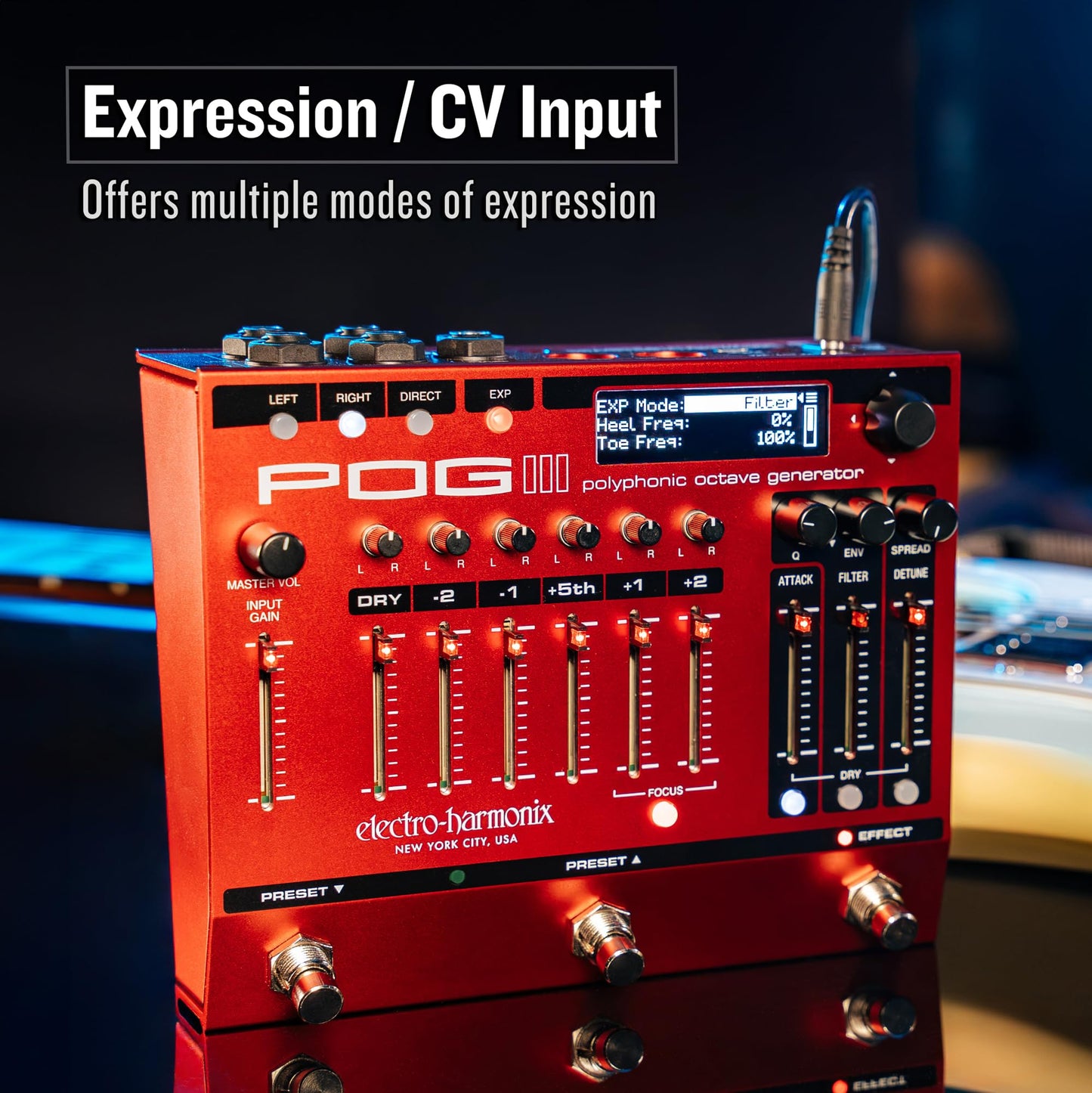 Electro - Harmonix POG3 Polyphonic Octave Generator - electronicsexpo.com - Guitar Pedals & Effects