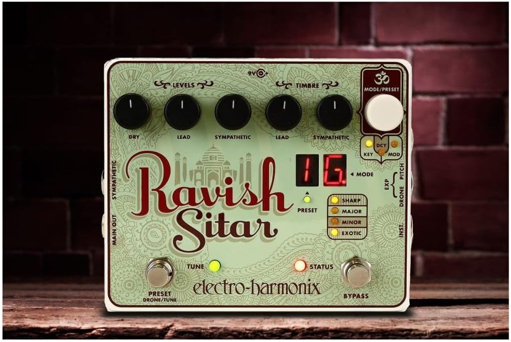 Electro - Harmonix Ravish Sitar Emulator Pedal - electronicsexpo.com - Guitar Pedals & Effects