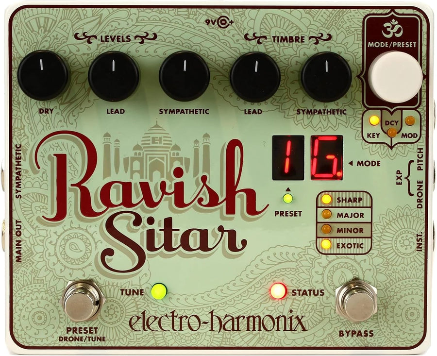 Electro - Harmonix Ravish Sitar Emulator Pedal - electronicsexpo.com - Guitar Pedals & Effects