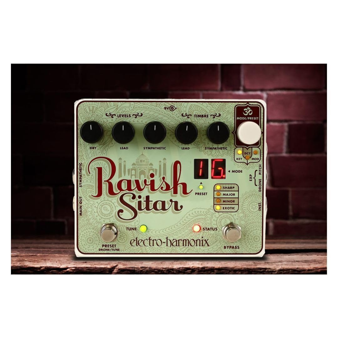 Electro - Harmonix Ravish Sitar Emulator Pedal - electronicsexpo.com - Guitar Pedals & Effects
