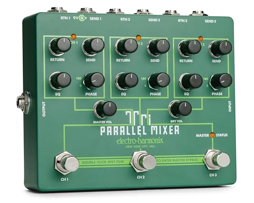 Electro - Harmonix Tri Parallel Mixer Effects Loop Mixer/Switcher Pedal - electronicsexpo.com - Guitar Pedals & Effects