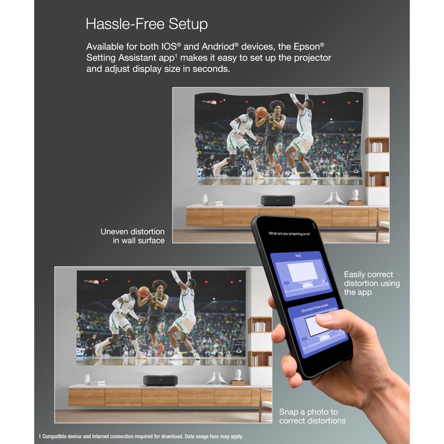 Epson EpiqVision Ultra LS650 Smart Streaming Laser Projector - electronicsexpo.com - Projectors