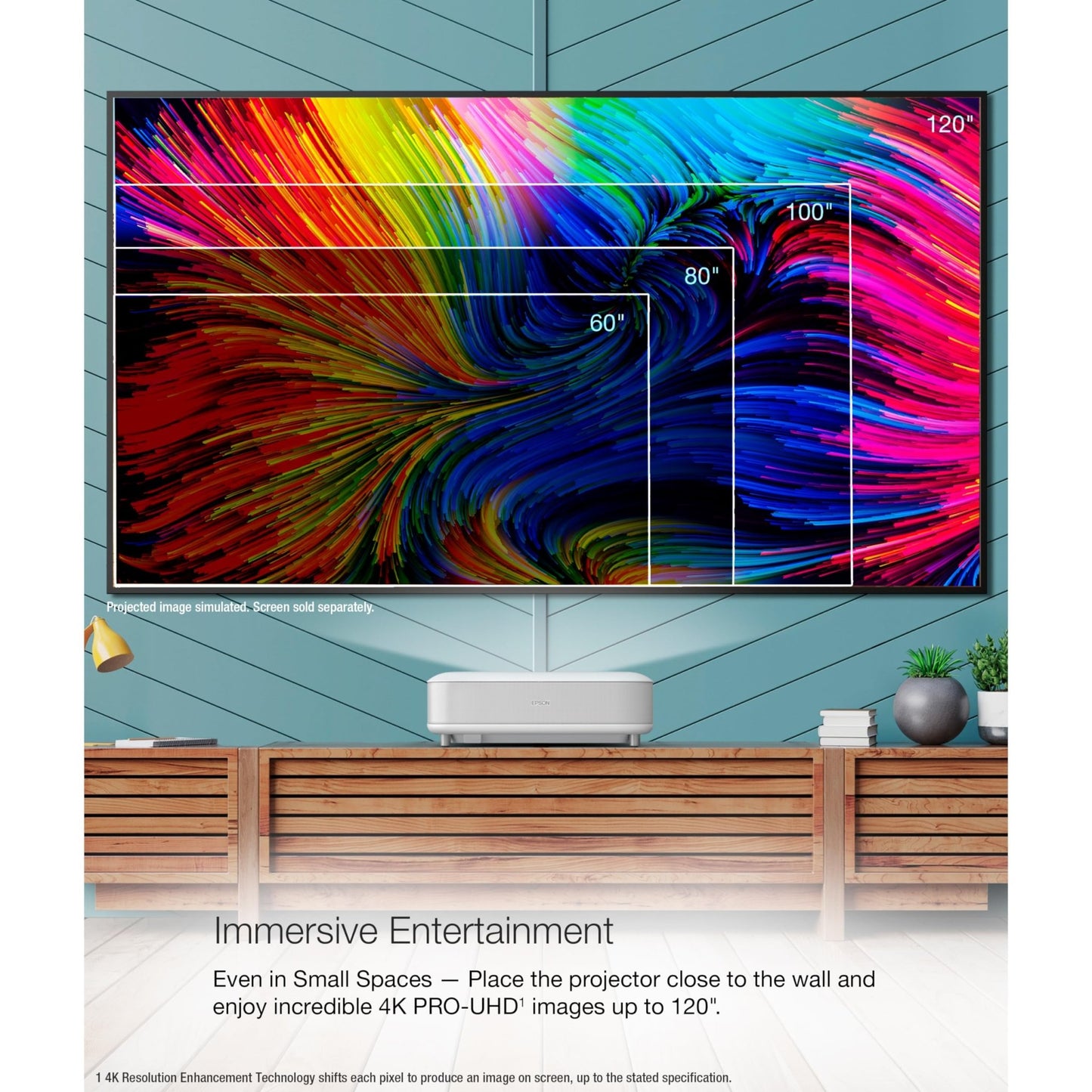 Epson EpiqVision Ultra LS650 Smart Streaming Laser Projector - electronicsexpo.com - Projectors