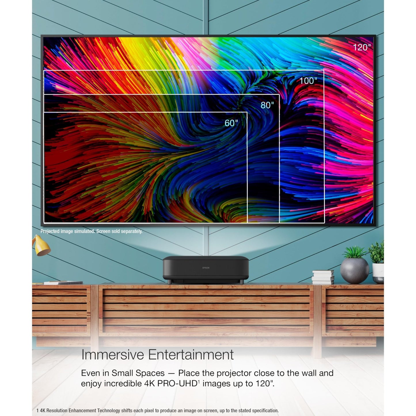 Epson EpiqVision Ultra LS650 Smart Streaming Laser Projector - electronicsexpo.com - Projectors