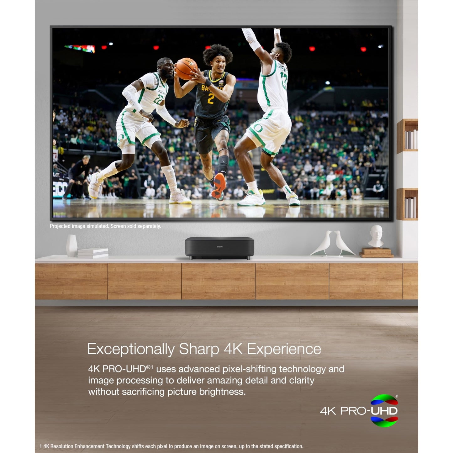Epson EpiqVision Ultra LS650 Smart Streaming Laser Projector - electronicsexpo.com - Projectors