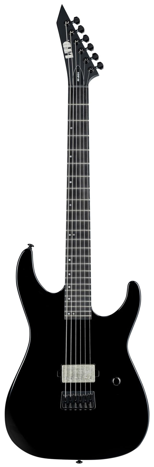 ESP LTD M - 201B Baritone Electric Guitar (Black) - electronicsexpo.com - Electric Guitars