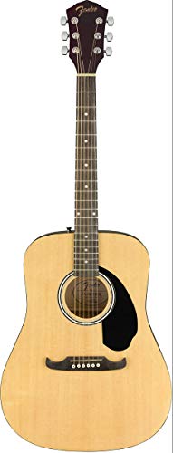 Fender Acoustic Guitar with Guitar Bag (Glossed Natural Finish, Basswood Construction) - electronicsexpo.com - Acoustic Guitars