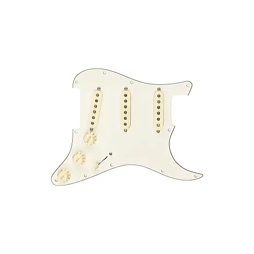 Fender Original 57/62 Prewired Stratocaster Pickguard (White) - electronicsexpo.com - Accessories