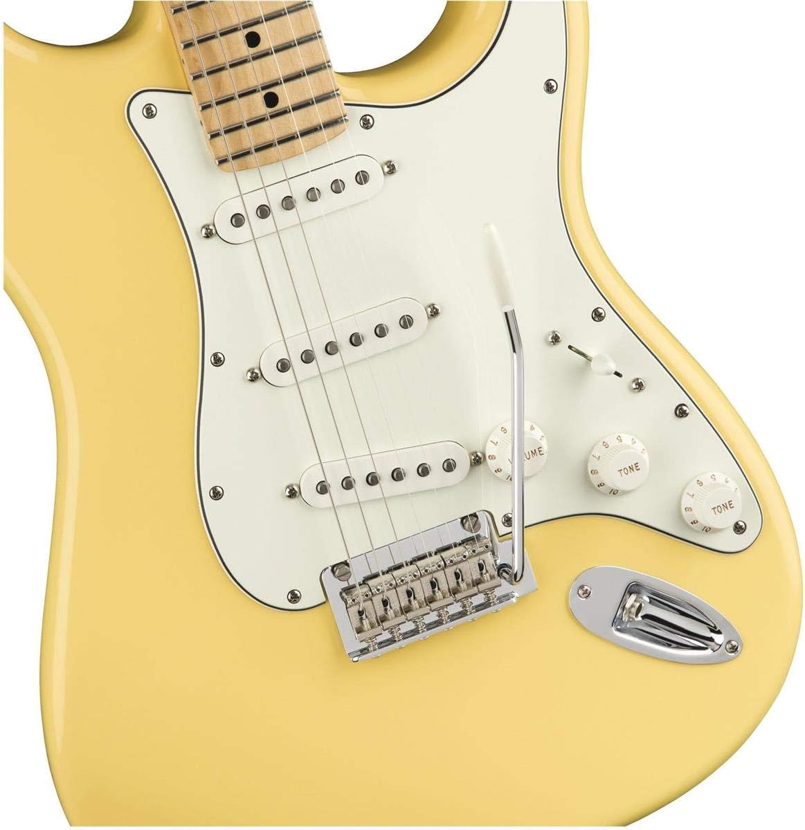 Fender Player Stratocaster SSS Electric Guitar (Buttercream/Maple Fingerboard) - electronicsexpo.com - Electric Guitars