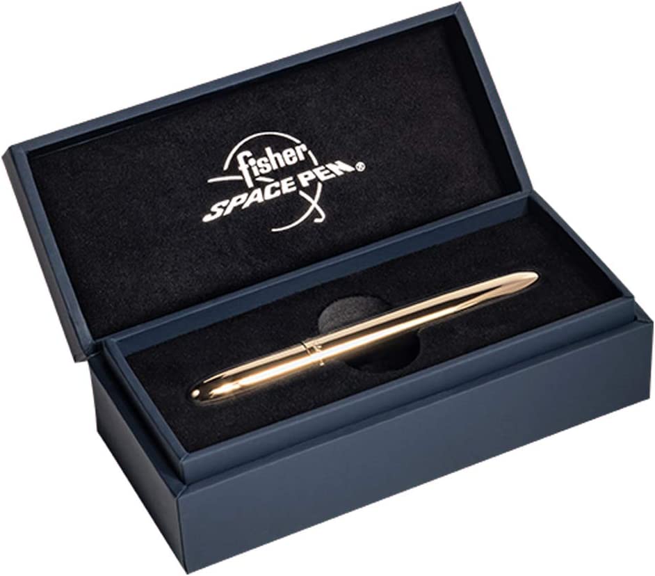 Fisher 400TN Space Pen, Bullet Space Pen, Gold Titanium Nitride - electronicsexpo.com - Pens