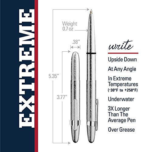 Fisher Space Pen Bullet Pen 400 Series Brushed Chrome - electronicsexpo.com - Pens
