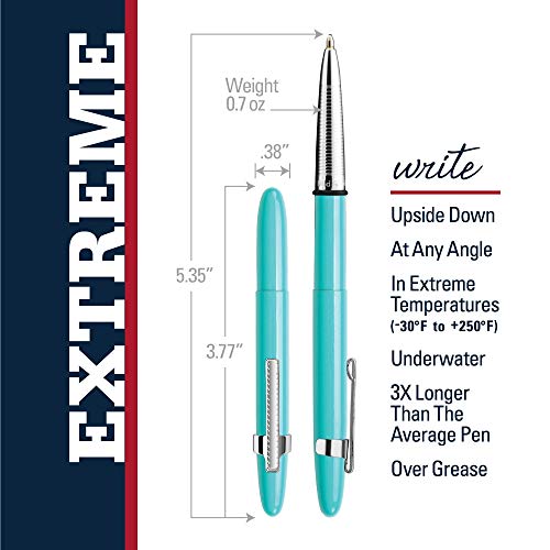 Fisher Space Pen Bullet Pen 400 Series Tahitian Blue with Clip - electronicsexpo.com - Pens