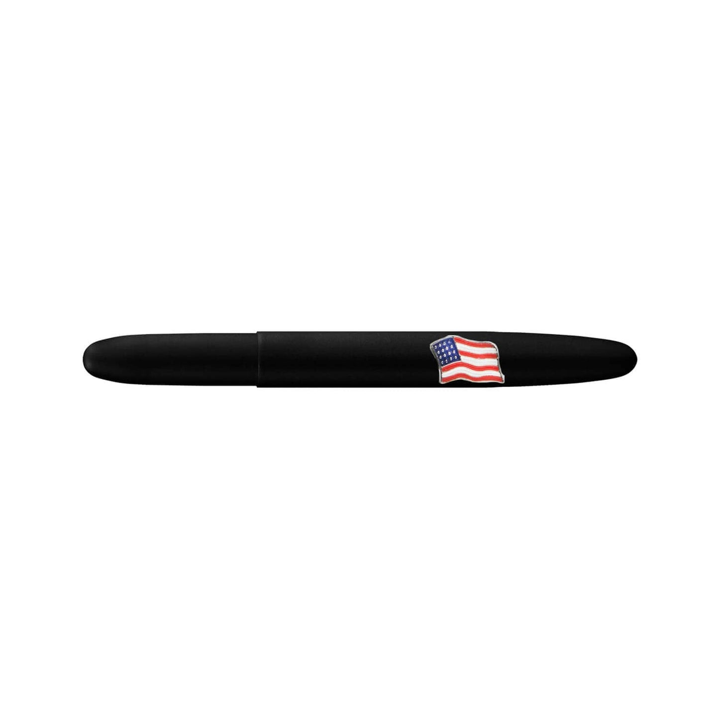 Fisher Space Pen, Bullet Space Pen with American Flag Emblem, Matte Black - electronicsexpo.com - Pens